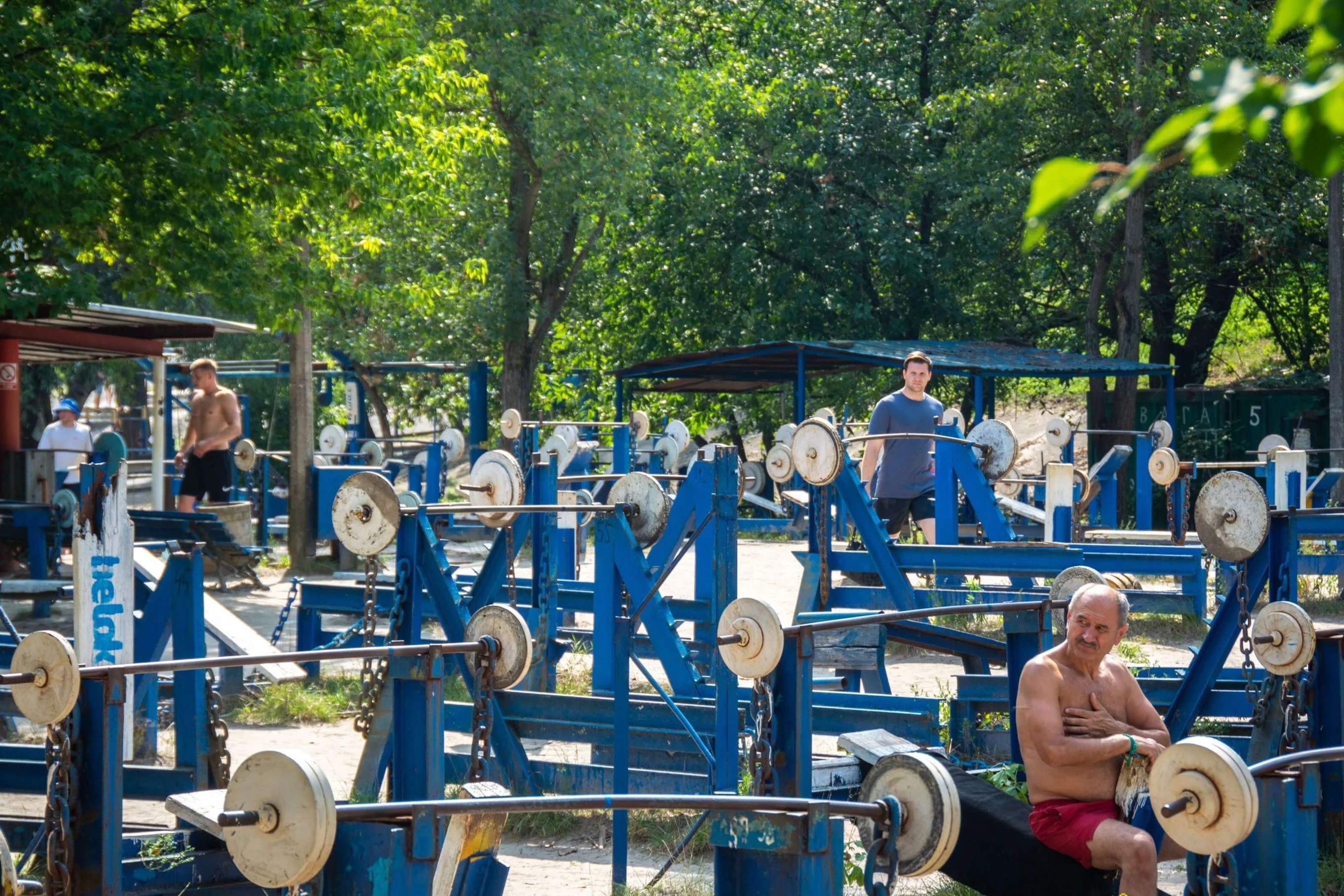 Hydropark, Kyiv outdoor gym - photo 1