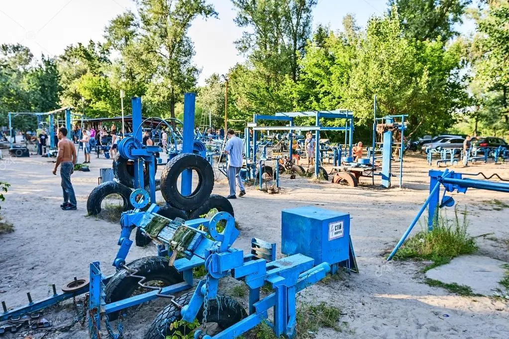 Hydropark, Kyiv outdoor gym - photo 2